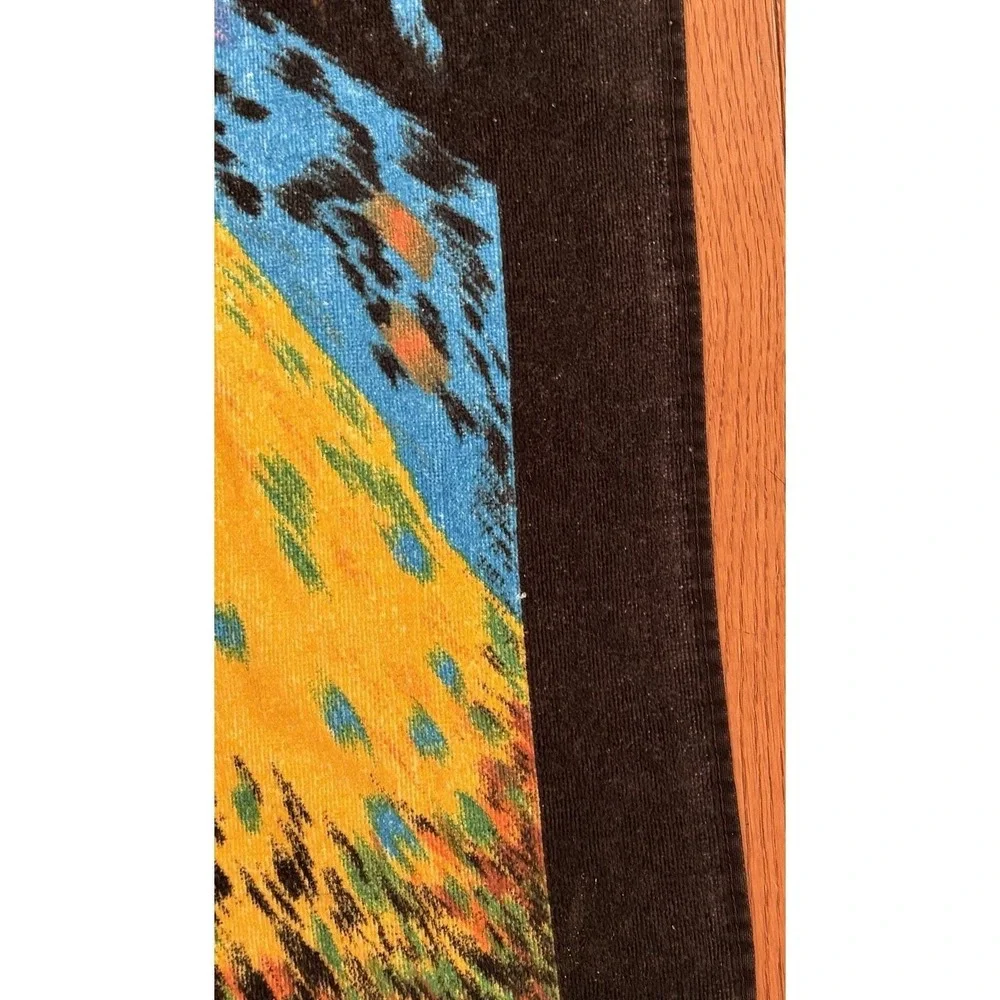 Jungle Oversized Big Beach Pool Bath Towel Tropical Cotton Parrots 35 X 65‎